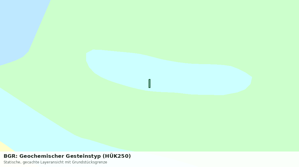 Statische Kartenansicht: BGR: Geochemischer Gesteinstyp (HÜK250)