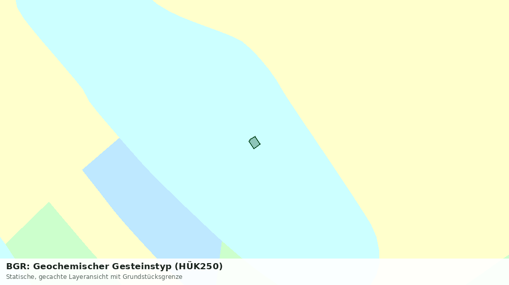 Statische Kartenansicht: BGR: Geochemischer Gesteinstyp (HÜK250)