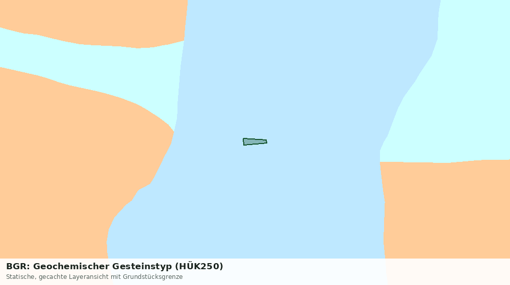 Statische Kartenansicht: BGR: Geochemischer Gesteinstyp (HÜK250)