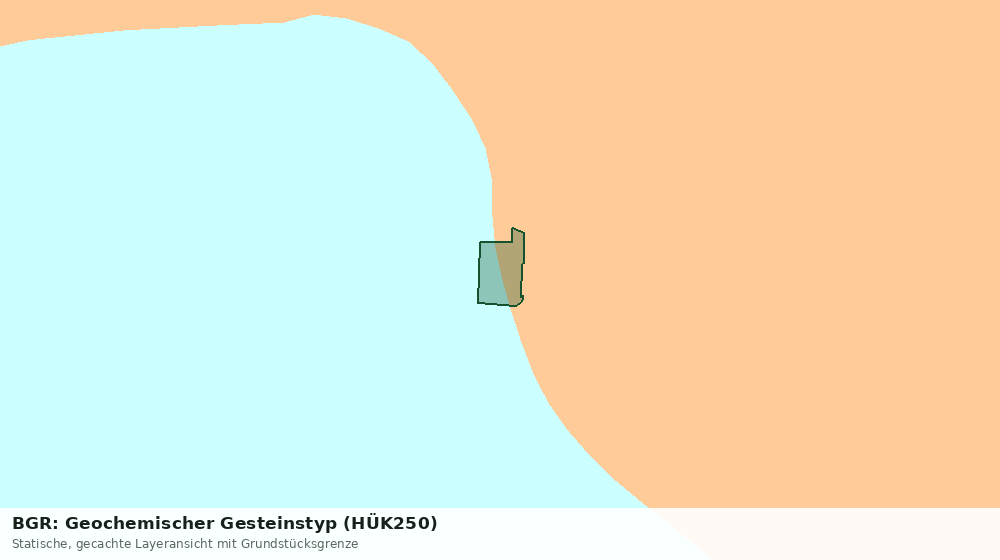 Statische Kartenansicht: BGR: Geochemischer Gesteinstyp (HÜK250)