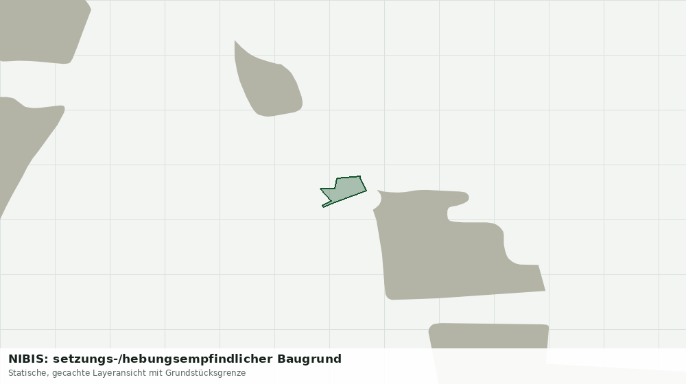 Statische Kartenansicht: NIBIS: setzungs-/hebungsempfindlicher Baugrund