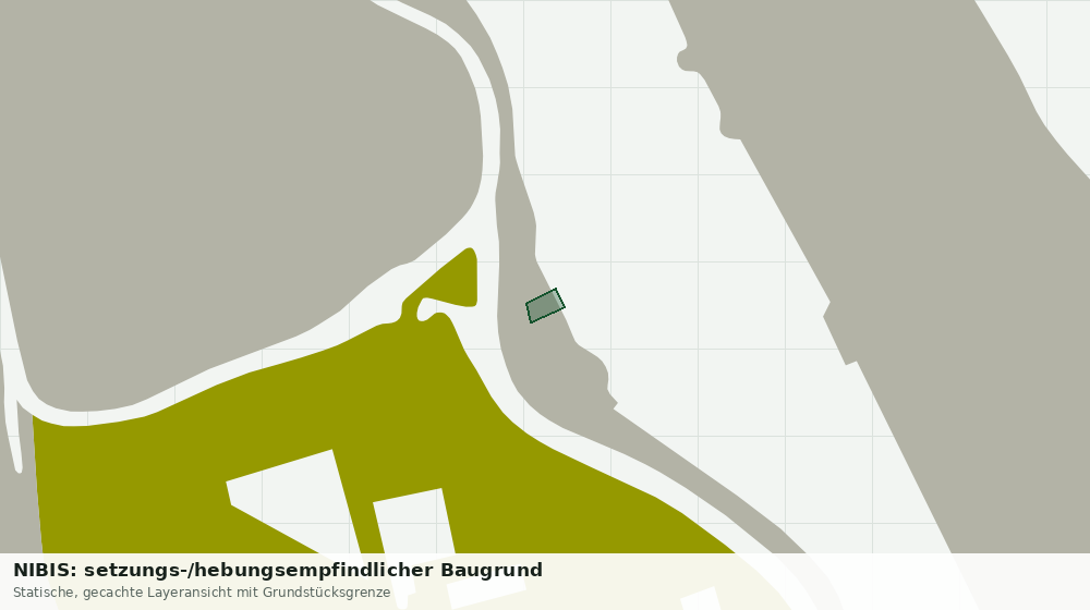 Statische Kartenansicht: NIBIS: setzungs-/hebungsempfindlicher Baugrund
