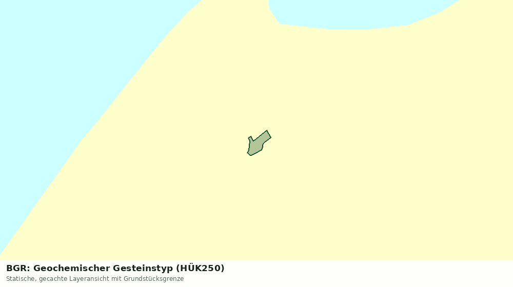 Statische Kartenansicht: BGR: Geochemischer Gesteinstyp (HÜK250)