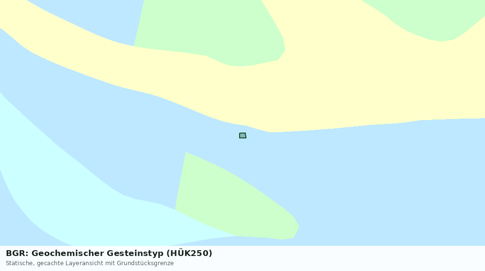 Statische Kartenansicht: BGR: Geochemischer Gesteinstyp (HÜK250)