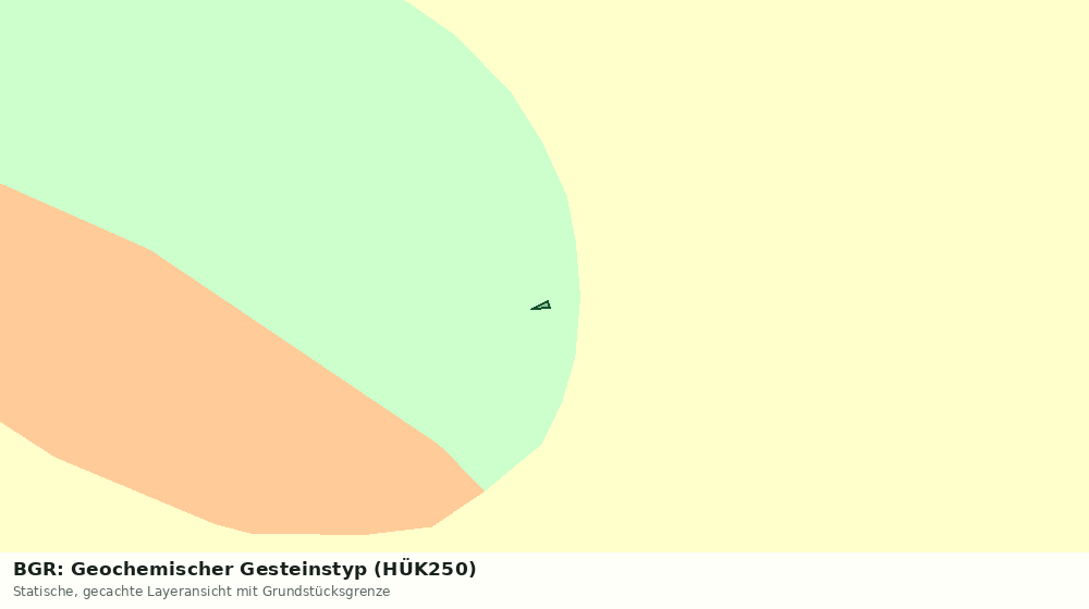 Statische Kartenansicht: BGR: Geochemischer Gesteinstyp (HÜK250)