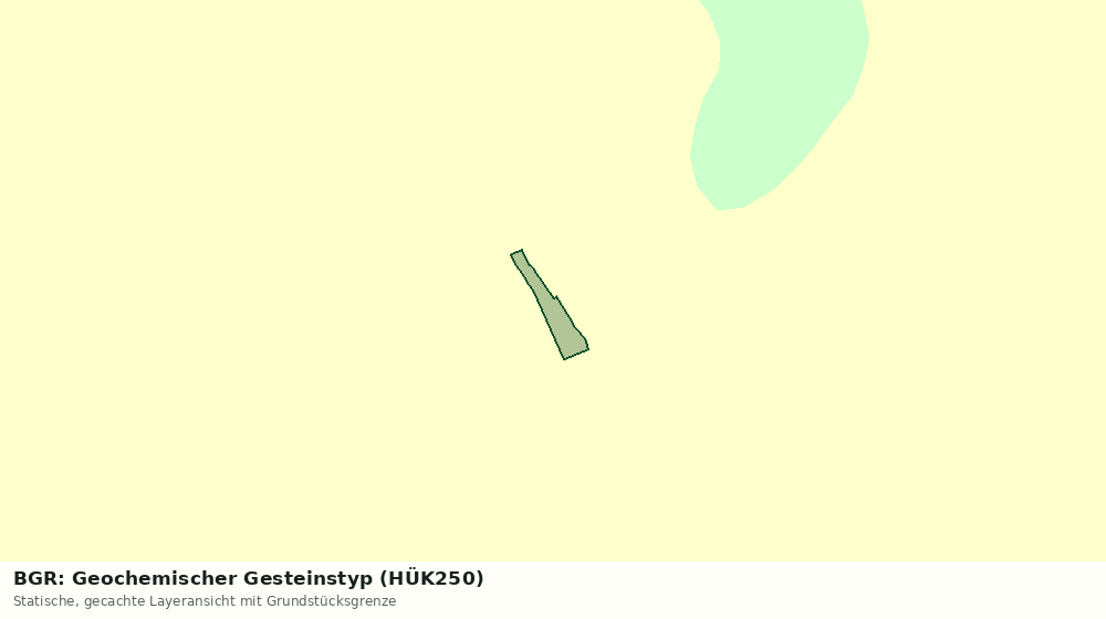 Statische Kartenansicht: BGR: Geochemischer Gesteinstyp (HÜK250)