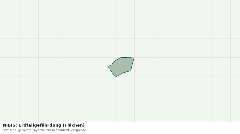 Statische Kartenansicht: NIBIS: Erdfallgefährdung (Flächen)
