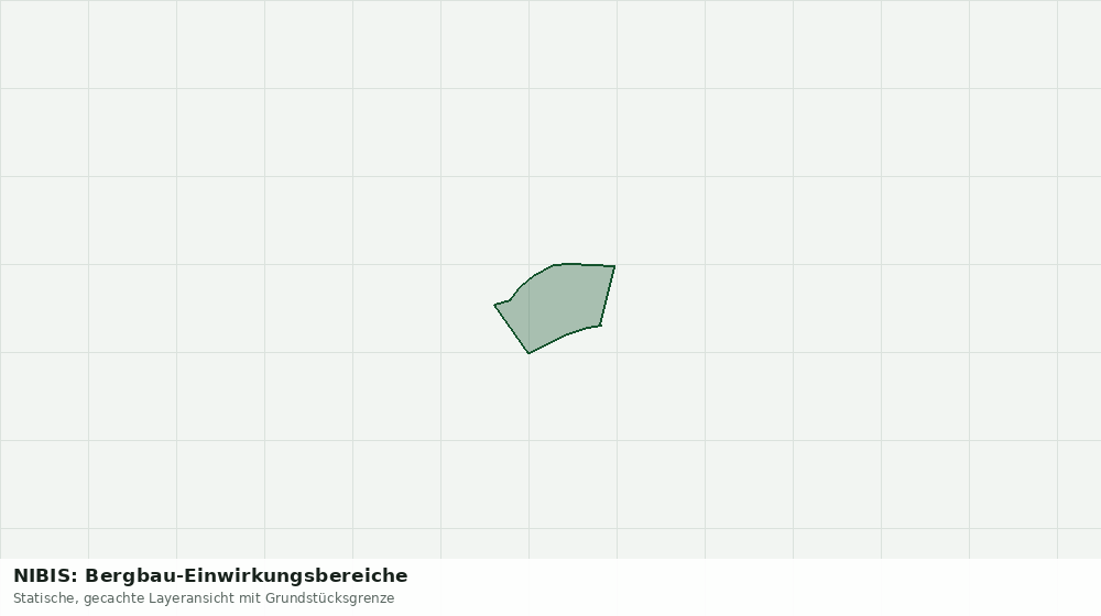 Statische Kartenansicht: NIBIS: Bergbau-Einwirkungsbereiche