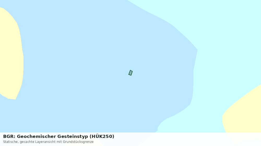Statische Kartenansicht: BGR: Geochemischer Gesteinstyp (HÜK250)