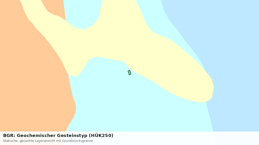 Statische Kartenansicht: BGR: Geochemischer Gesteinstyp (HÜK250)