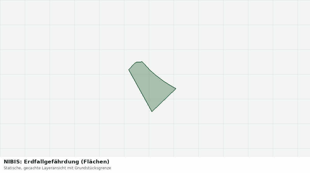 Statische Kartenansicht: NIBIS: Erdfallgefährdung (Flächen)