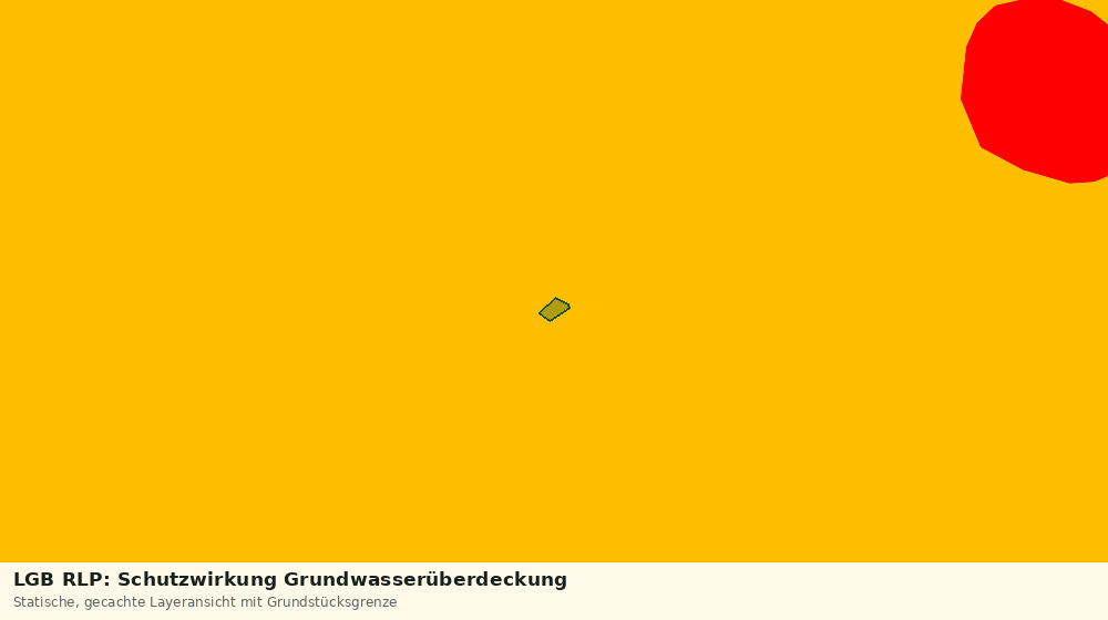 Statische Kartenansicht: LGB RLP: Schutzwirkung Grundwasserüberdeckung