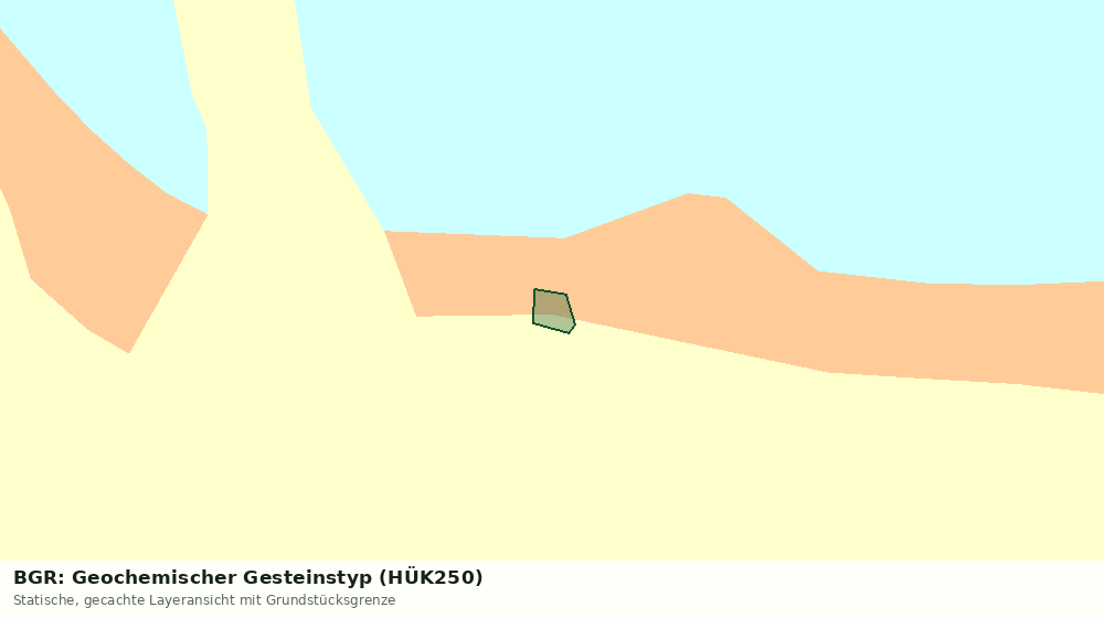 Statische Kartenansicht: BGR: Geochemischer Gesteinstyp (HÜK250)