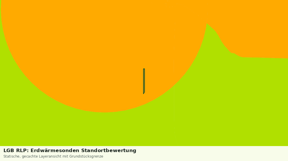 Statische Kartenansicht: LGB RLP: Erdwärmesonden Standortbewertung