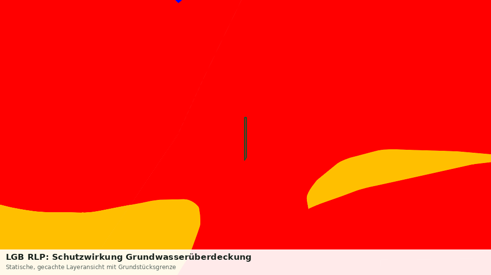 Statische Kartenansicht: LGB RLP: Schutzwirkung Grundwasserüberdeckung