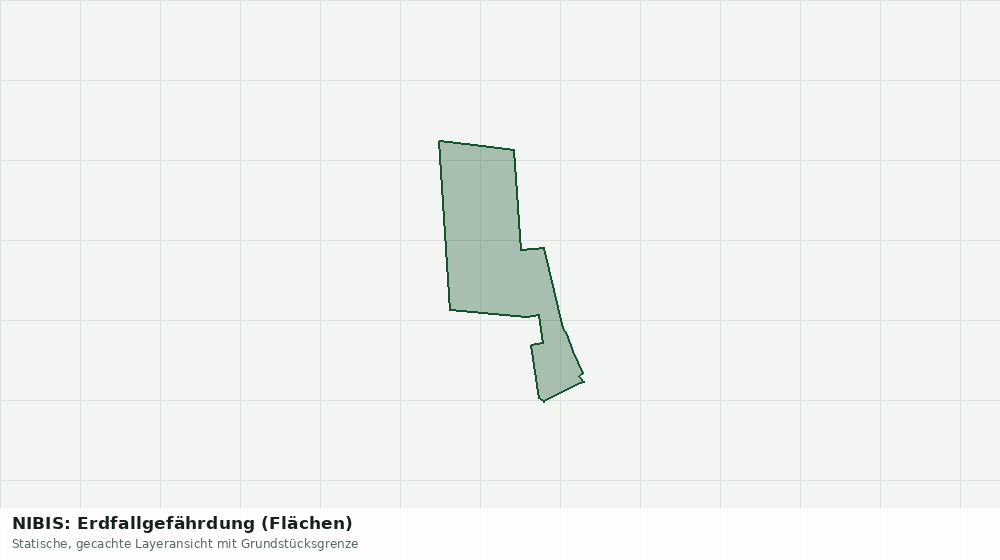 Statische Kartenansicht: NIBIS: Erdfallgefährdung (Flächen)