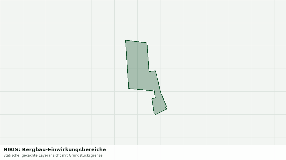 Statische Kartenansicht: NIBIS: Bergbau-Einwirkungsbereiche