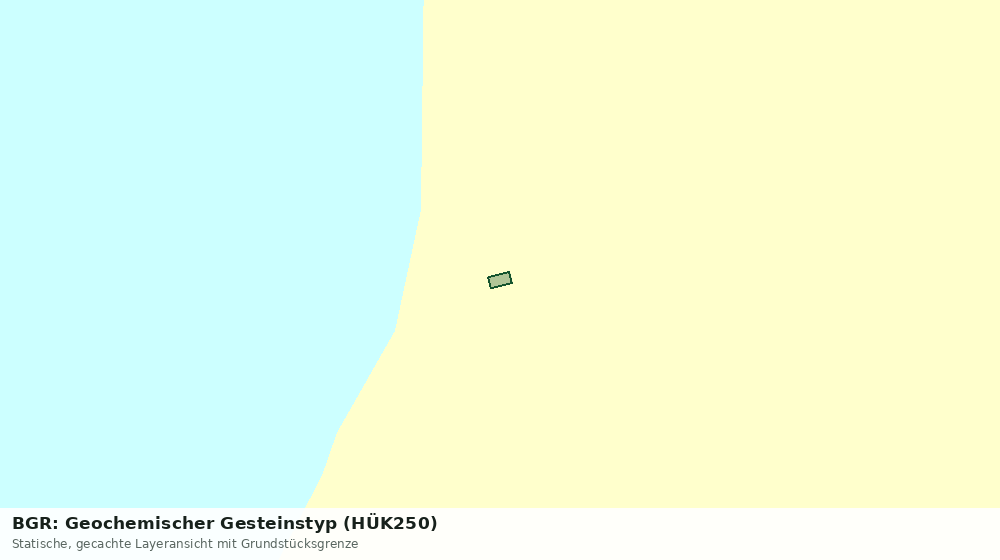 Statische Kartenansicht: BGR: Geochemischer Gesteinstyp (HÜK250)
