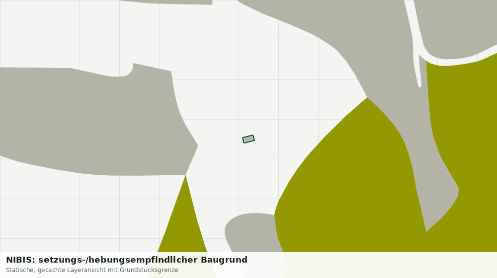 Statische Kartenansicht: NIBIS: setzungs-/hebungsempfindlicher Baugrund