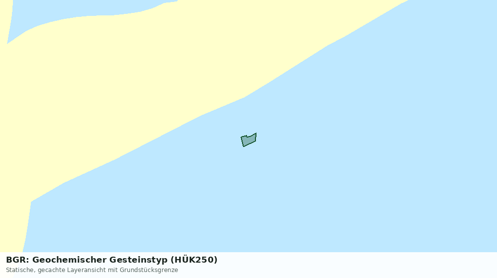 Statische Kartenansicht: BGR: Geochemischer Gesteinstyp (HÜK250)