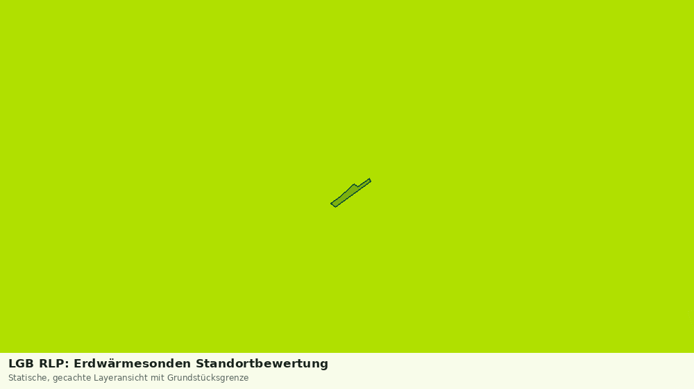 Statische Kartenansicht: LGB RLP: Erdwärmesonden Standortbewertung