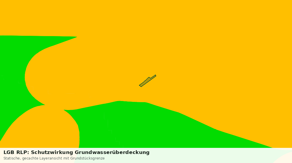 Statische Kartenansicht: LGB RLP: Schutzwirkung Grundwasserüberdeckung