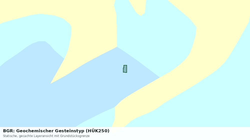 Statische Kartenansicht: BGR: Geochemischer Gesteinstyp (HÜK250)
