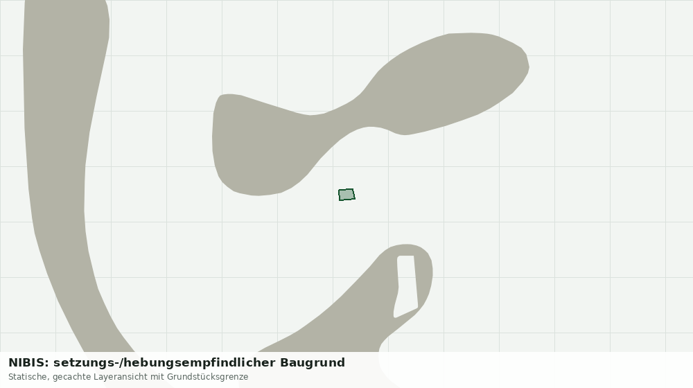 Statische Kartenansicht: NIBIS: setzungs-/hebungsempfindlicher Baugrund