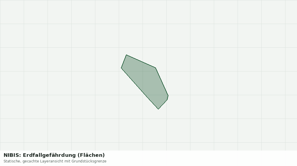 Statische Kartenansicht: NIBIS: Erdfallgefährdung (Flächen)