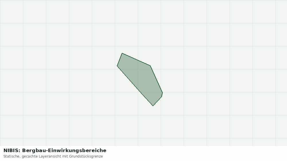 Statische Kartenansicht: NIBIS: Bergbau-Einwirkungsbereiche