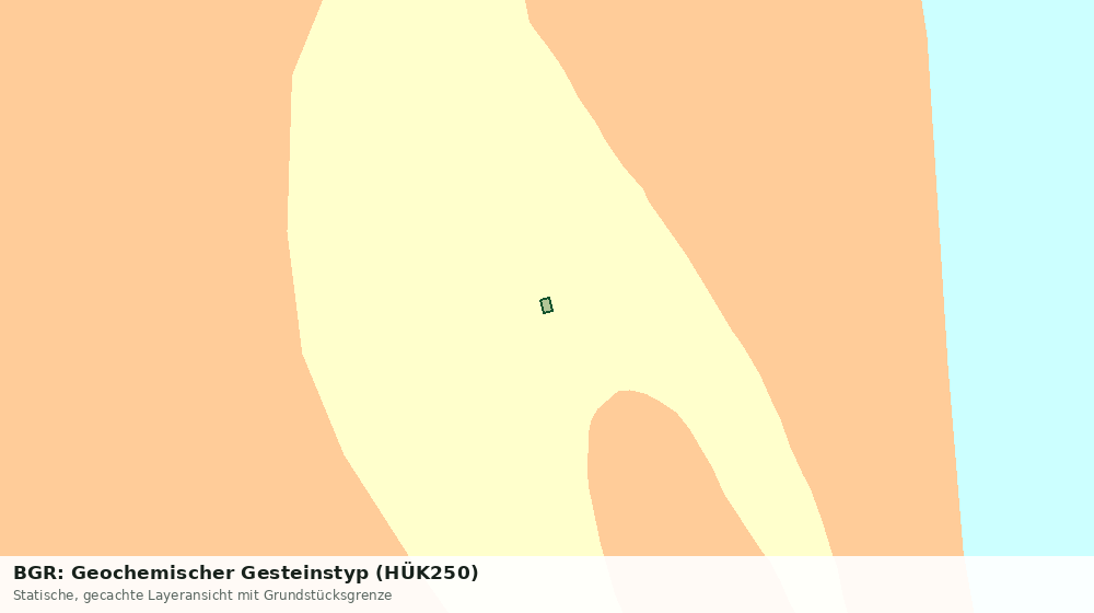 Statische Kartenansicht: BGR: Geochemischer Gesteinstyp (HÜK250)