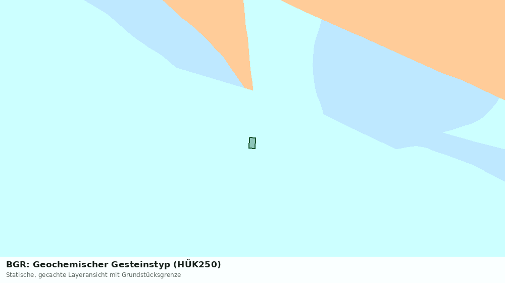 Statische Kartenansicht: BGR: Geochemischer Gesteinstyp (HÜK250)