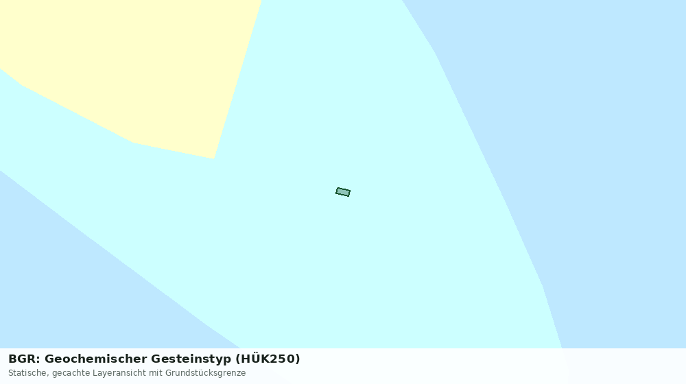 Statische Kartenansicht: BGR: Geochemischer Gesteinstyp (HÜK250)