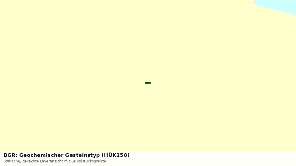 Statische Kartenansicht: BGR: Geochemischer Gesteinstyp (HÜK250)