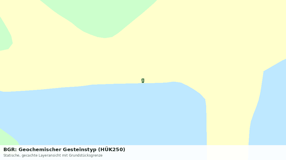 Statische Kartenansicht: BGR: Geochemischer Gesteinstyp (HÜK250)