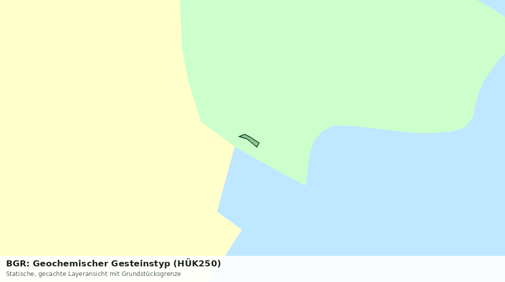 Statische Kartenansicht: BGR: Geochemischer Gesteinstyp (HÜK250)