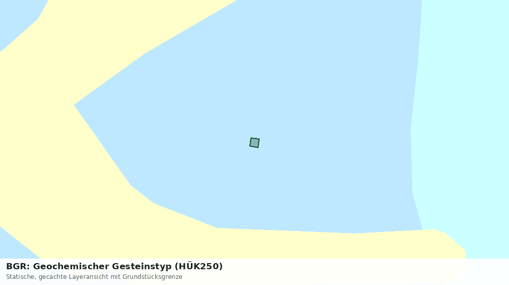 Statische Kartenansicht: BGR: Geochemischer Gesteinstyp (HÜK250)
