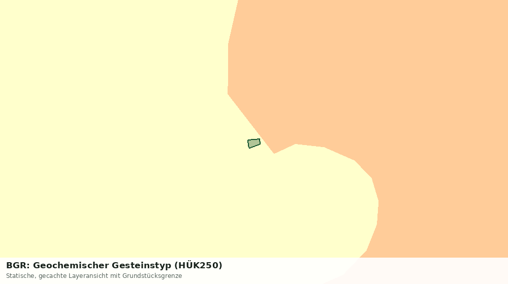 Statische Kartenansicht: BGR: Geochemischer Gesteinstyp (HÜK250)
