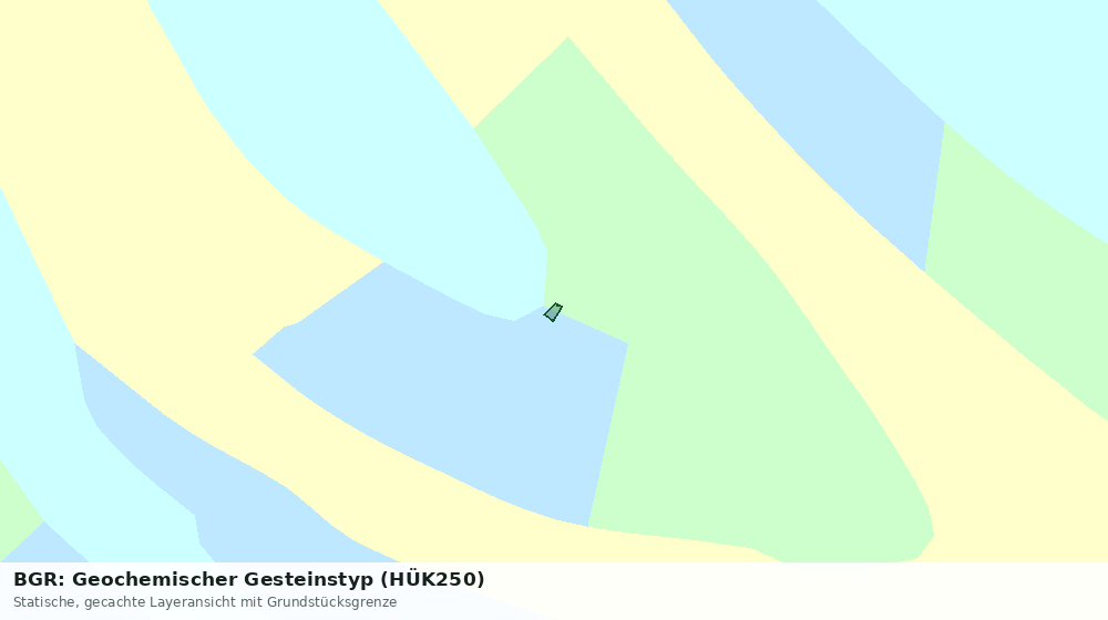 Statische Kartenansicht: BGR: Geochemischer Gesteinstyp (HÜK250)