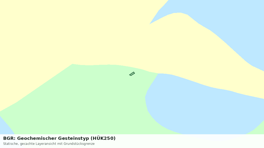 Statische Kartenansicht: BGR: Geochemischer Gesteinstyp (HÜK250)