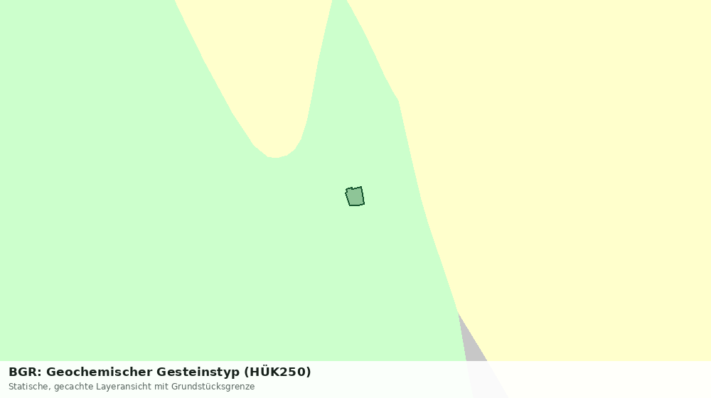 Statische Kartenansicht: BGR: Geochemischer Gesteinstyp (HÜK250)