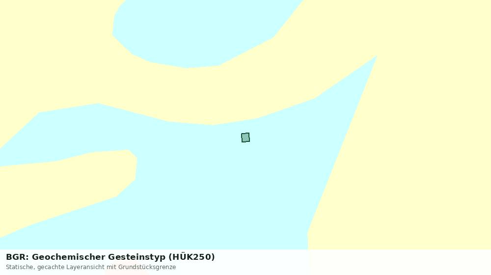 Statische Kartenansicht: BGR: Geochemischer Gesteinstyp (HÜK250)