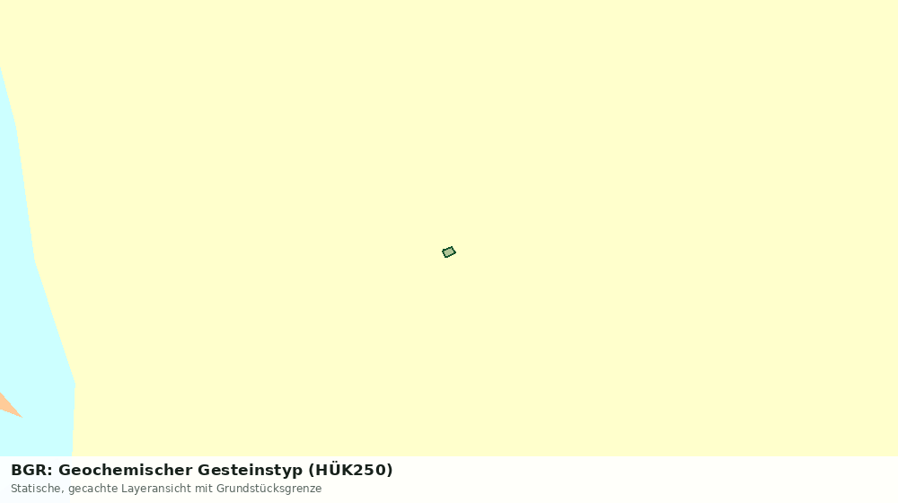 Statische Kartenansicht: BGR: Geochemischer Gesteinstyp (HÜK250)