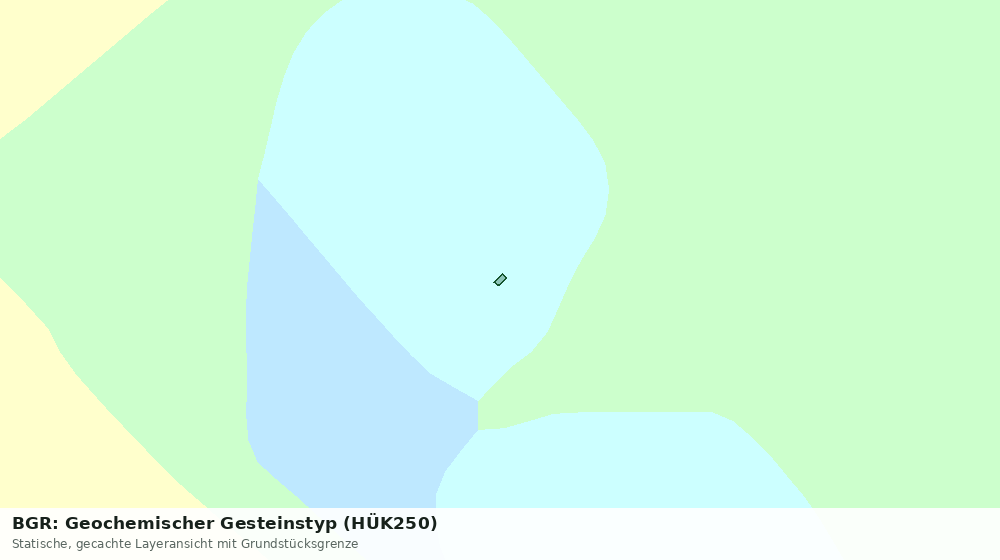 Statische Kartenansicht: BGR: Geochemischer Gesteinstyp (HÜK250)