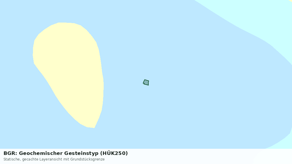 Statische Kartenansicht: BGR: Geochemischer Gesteinstyp (HÜK250)