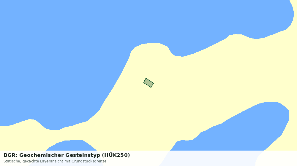 Statische Kartenansicht: BGR: Geochemischer Gesteinstyp (HÜK250)