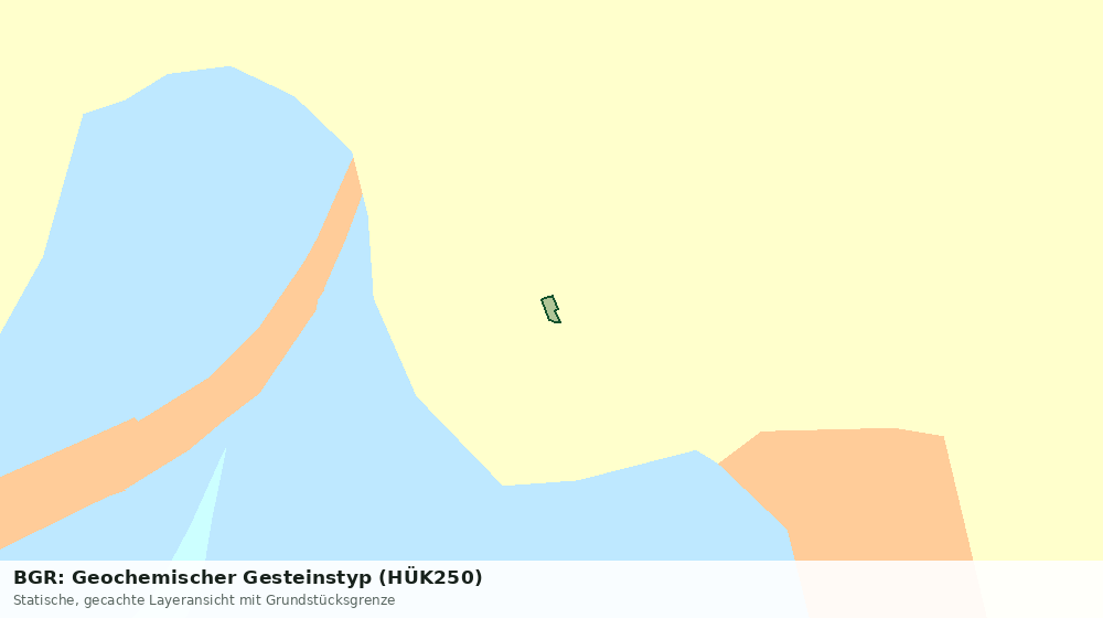 Statische Kartenansicht: BGR: Geochemischer Gesteinstyp (HÜK250)