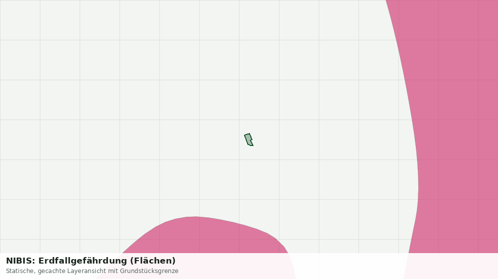 Statische Kartenansicht: NIBIS: Erdfallgefährdung (Flächen)