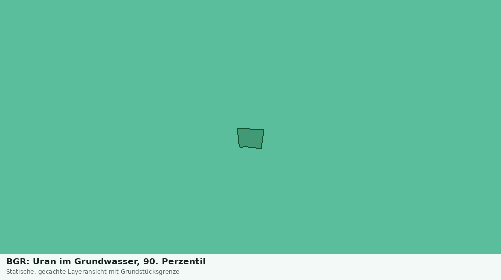 Statische Kartenansicht: BGR: Uran im Grundwasser, 90. Perzentil
