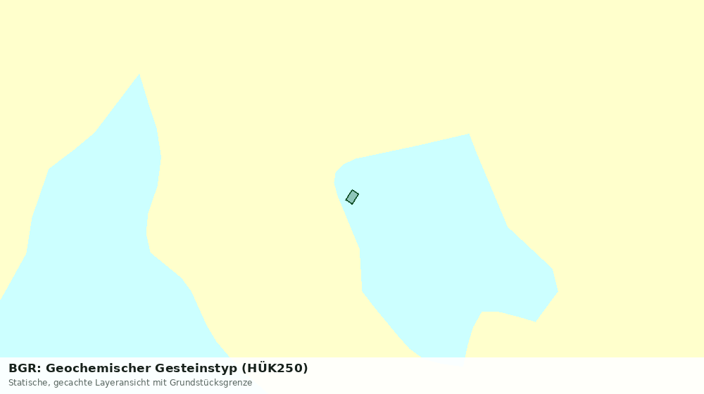 Statische Kartenansicht: BGR: Geochemischer Gesteinstyp (HÜK250)